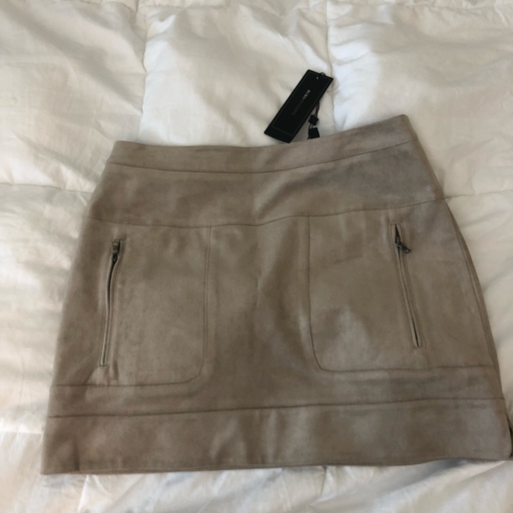 New w tags - BCBG Mini suede skirt